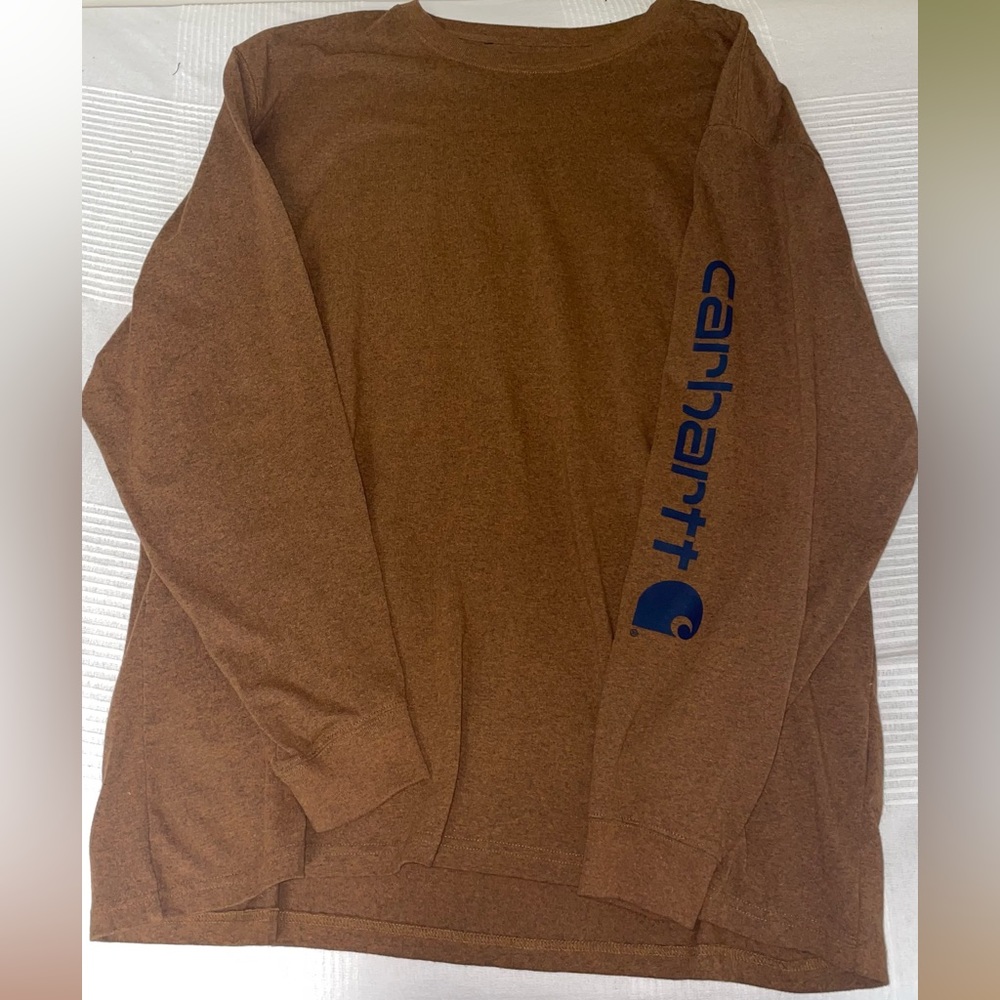 2x carhartt long sleeve mens shirt